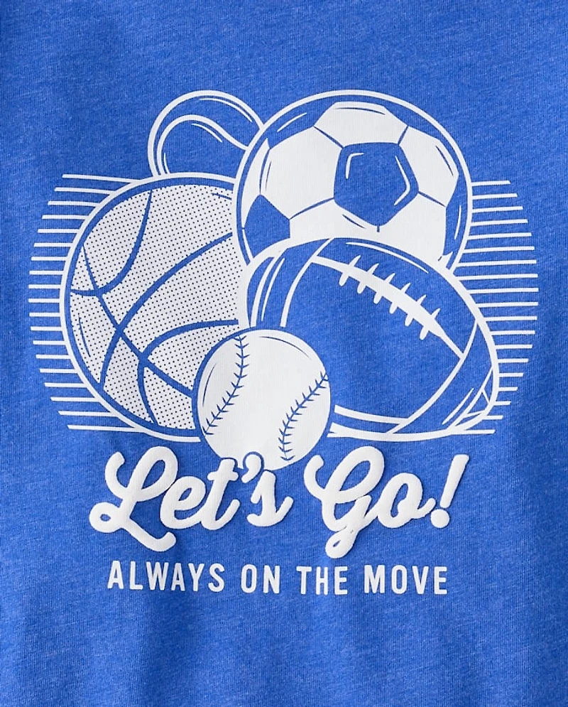 Baby And Toddler Boys Always On The Move Graphic Tee