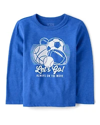 Baby And Toddler Boys Always On The Move Graphic Tee