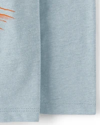 Baby And Toddler Boys Dino Mountain Graphic Tee