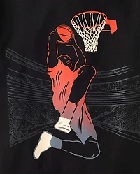 Boys Basketball Player Graphic Tee