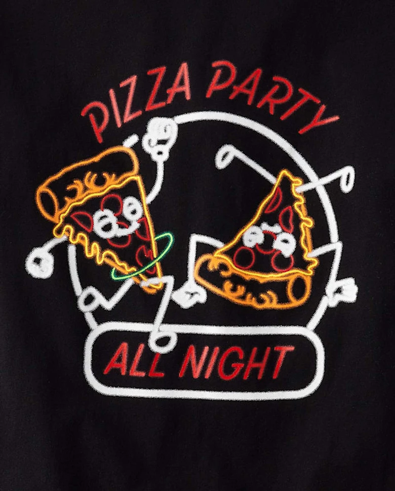 Boys Pizza Party Graphic Tee