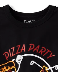 Boys Pizza Party Graphic Tee