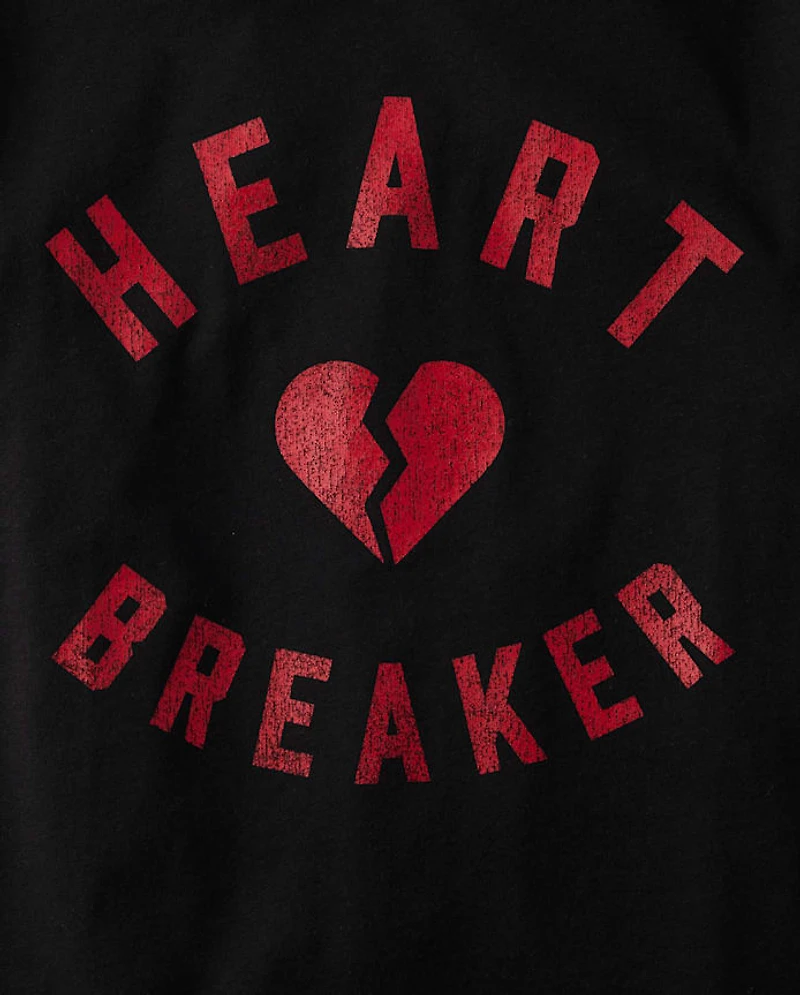 Boys Valentine's Day Heartbreaker Graphic Tee