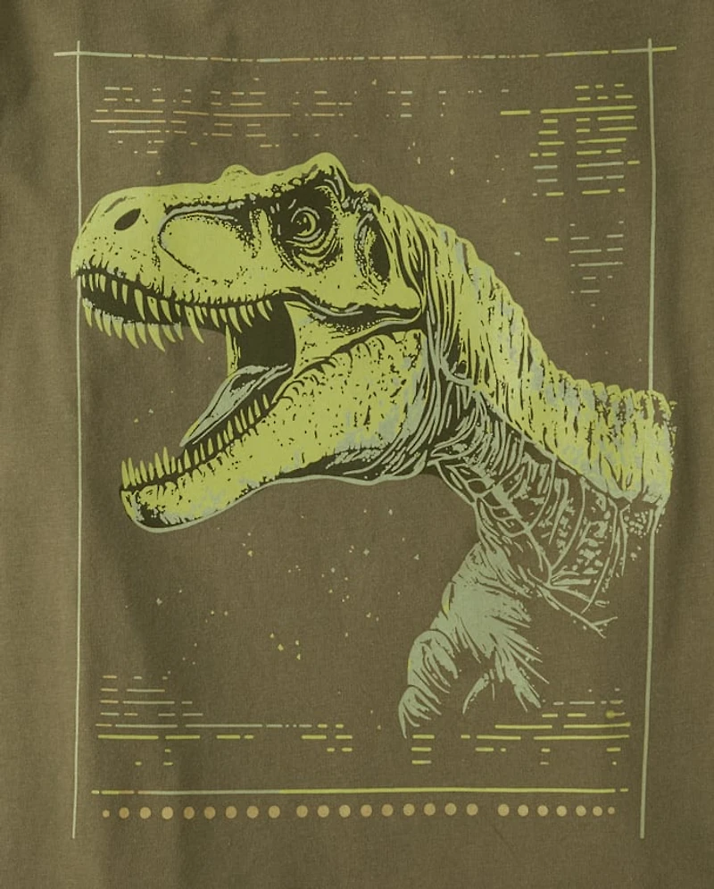 Boys Dino Profile Graphic Tee