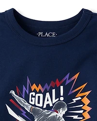 Boys Soccer Player Graphic Tee