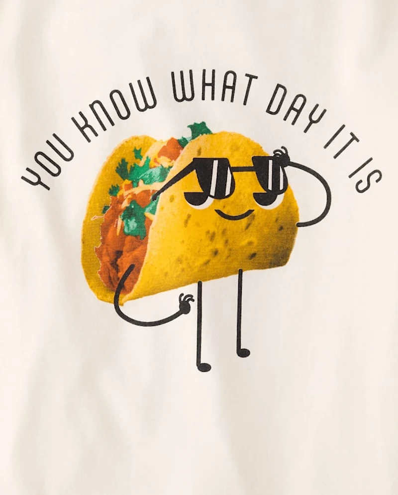 Boys Taco Day Graphic Tee