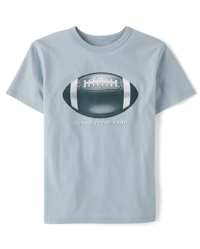 Boys Guard Every Yard Football Graphic Tee