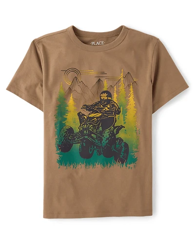 Boys Quad Bike Graphic Tee