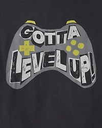 Boys Gotta Level Up Gamer Graphic Tee