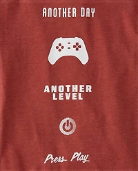 Boys Another Level Gamer Graphic Tee
