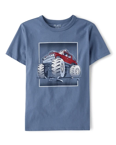 Boys Monster Truck Graphic Tee