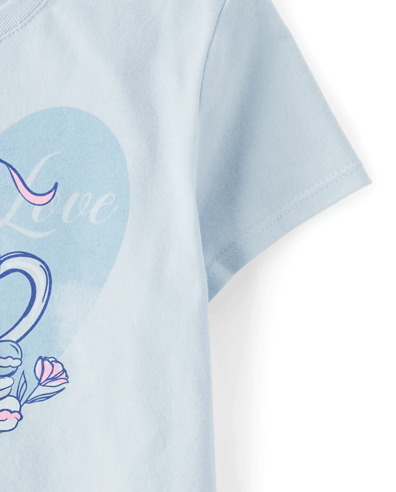 Girls Cocoa Amour Graphic Tee