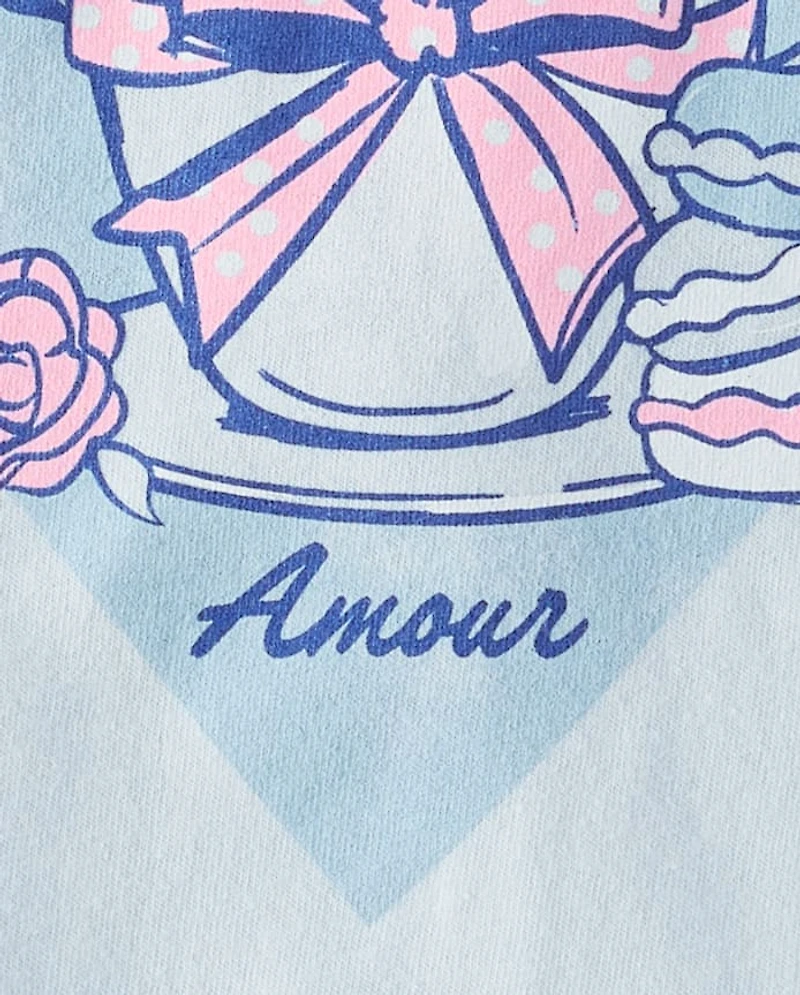 Girls Cocoa Amour Graphic Tee