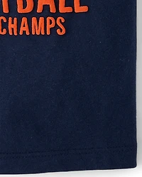 Baby And Toddler Boys Big League Basketball Puff Print Graphic Tee