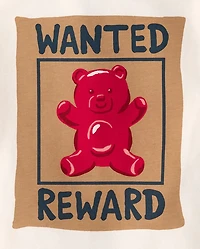 Baby And Toddler Boys Wanted Bear Graphic Tee