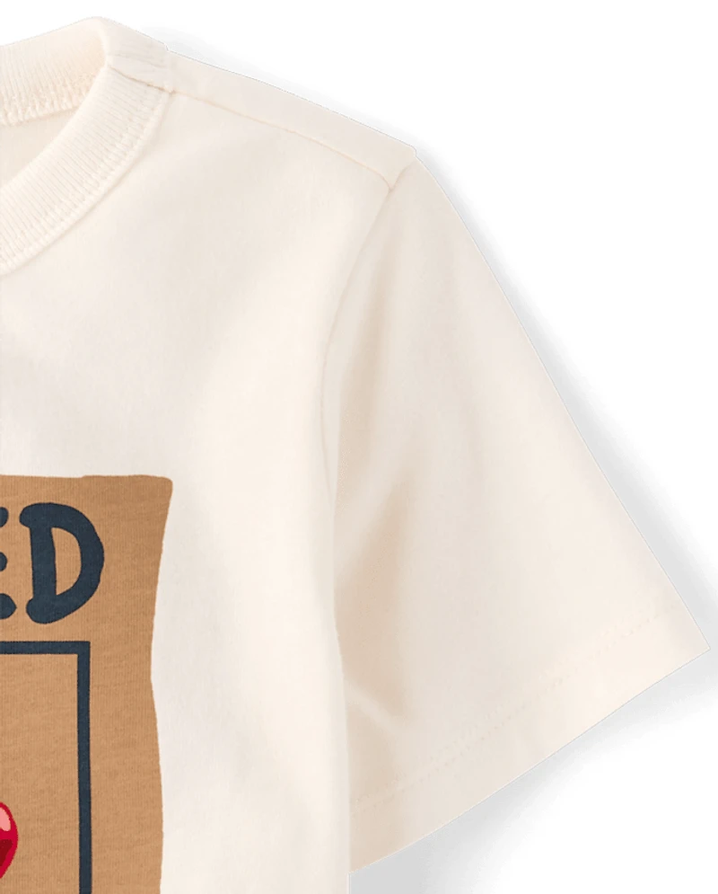 T-shirt à motif ours pour bébés et petits garçons recherchés