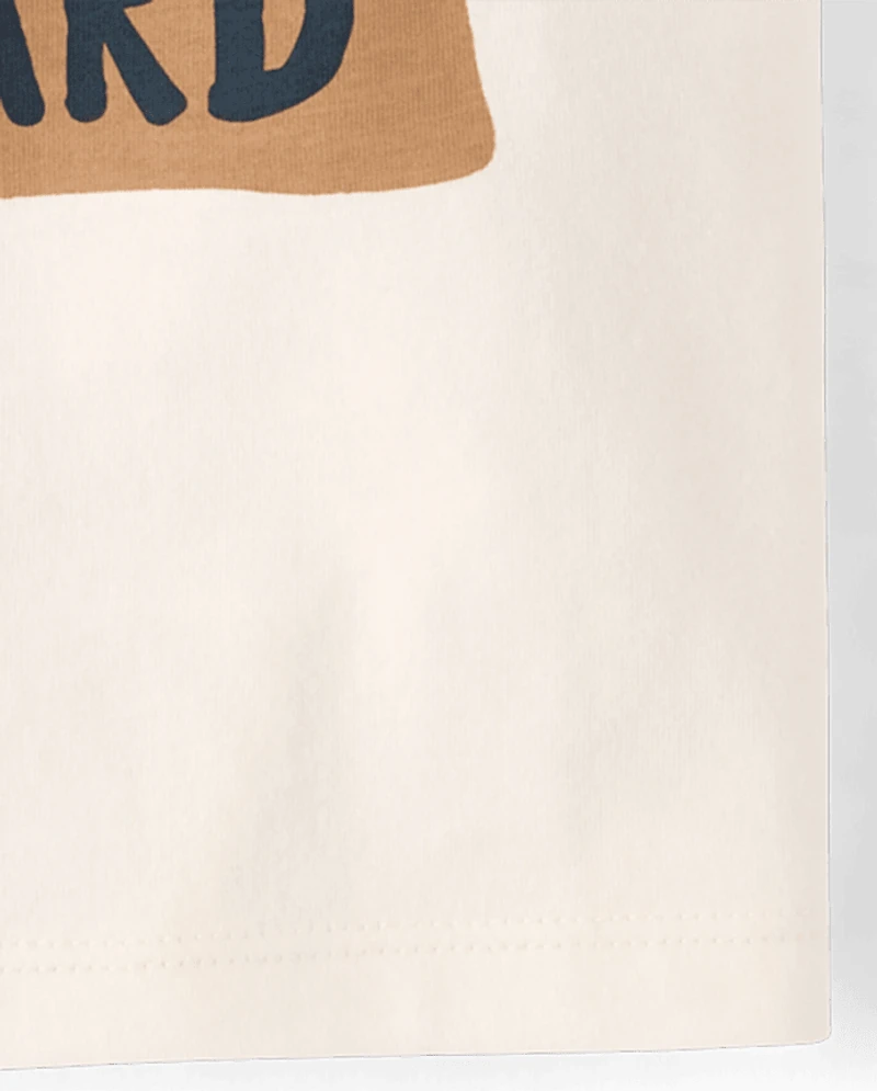 Baby And Toddler Boys Wanted Bear Graphic Tee