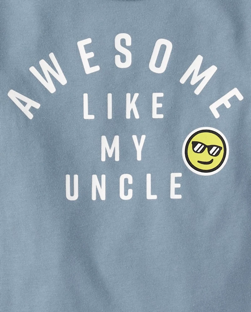 Baby And Toddler Boys Awesome Like My Uncle Graphic Tee