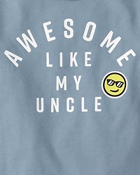 Baby And Toddler Boys Awesome Like My Uncle Graphic Tee