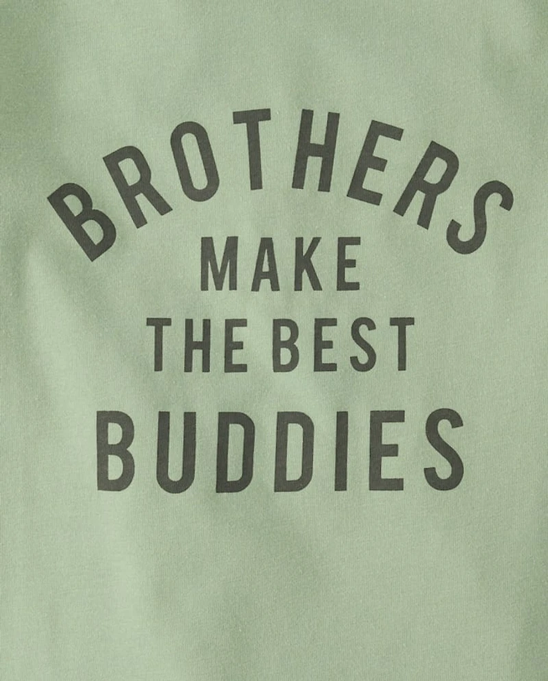 Baby And Toddler Boys Brothers Best Buddies Graphic Tee