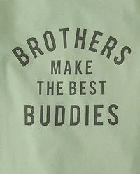 Baby And Toddler Boys Brothers Best Buddies Graphic Tee