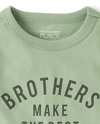 Baby And Toddler Boys Brothers Best Buddies Graphic Tee