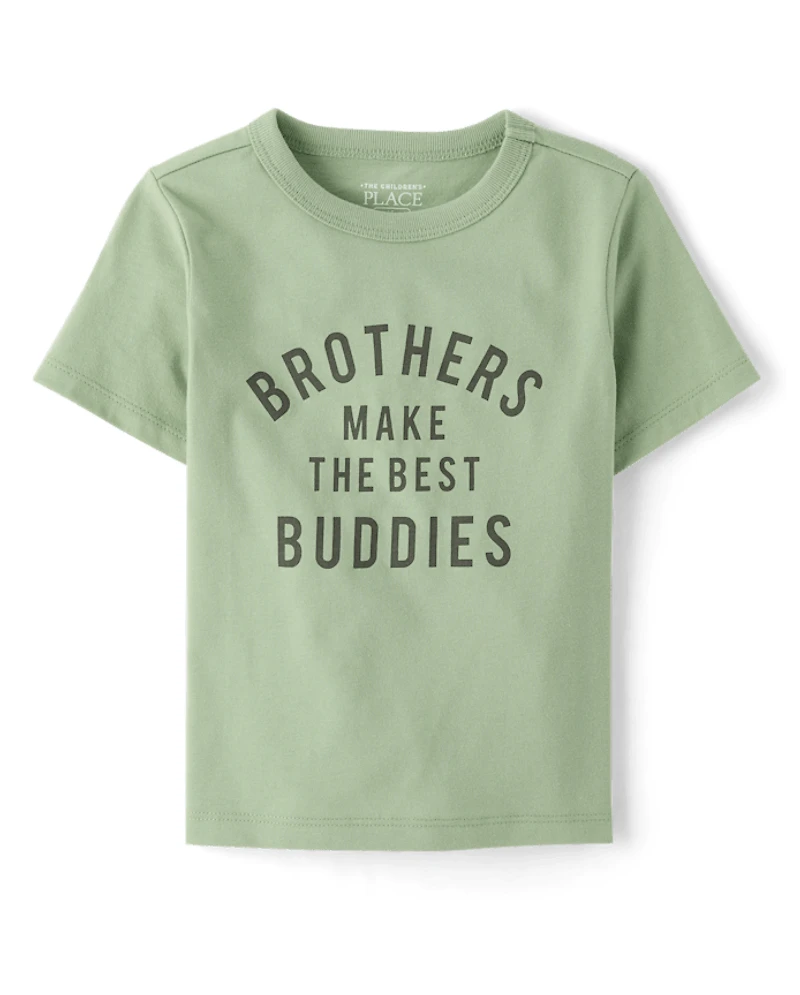 Baby And Toddler Boys Brothers Best Buddies Graphic Tee