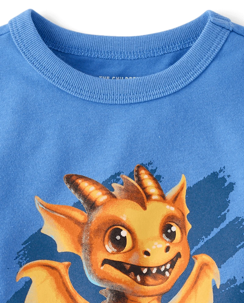 Baby And Toddler Boys  Dragon Graphic Tee