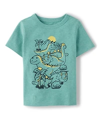 Baby And Toddler Dino Walk Boys Graphic Tee