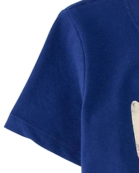 T-shirt graphique pour bébés et petits garçons « Voici les ennuis »