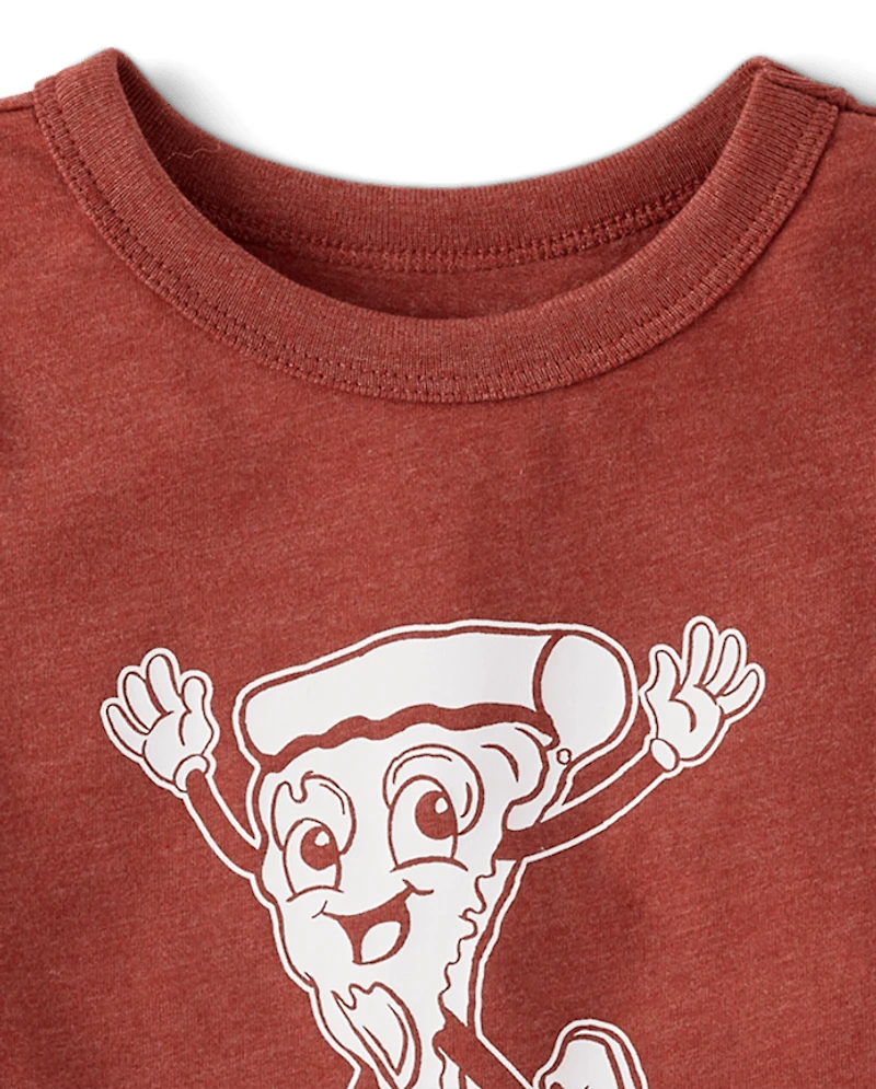 Baby And Toddler Boys Yay For Pizza Graphic Tee