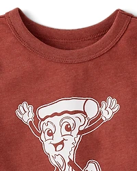 Baby And Toddler Boys Yay For Pizza Graphic Tee