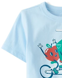 Baby And Toddler Boys Snacks To Go Graphic Tee
