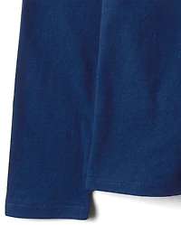 Girls Horse Flowers Graphic Tee