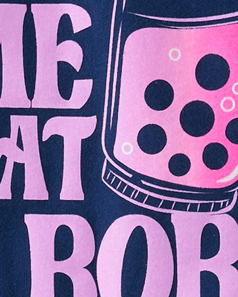 Girls You Had Me At Boba Graphic Tee