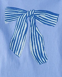 Girls Bow Graphic Tee