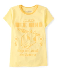 Girls Minecraft™ Bee Kind Graphic Tee