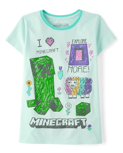 Girls Minecraft™ Love Graphic Tee