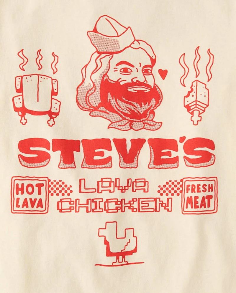Boys Minecraft™ Steve's Lava Chicken Graphic Tee