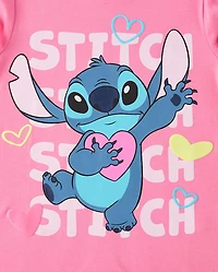 Girls Stitch™ Heart Graphic Tee