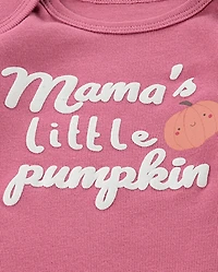 Baby Girls Huggies™ Pumpkin Bodysuit 3-Pack