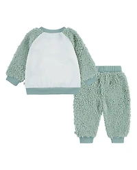 Baby Boys Huggies™ Embroidered Colorblock 2-Piece Outfit Set