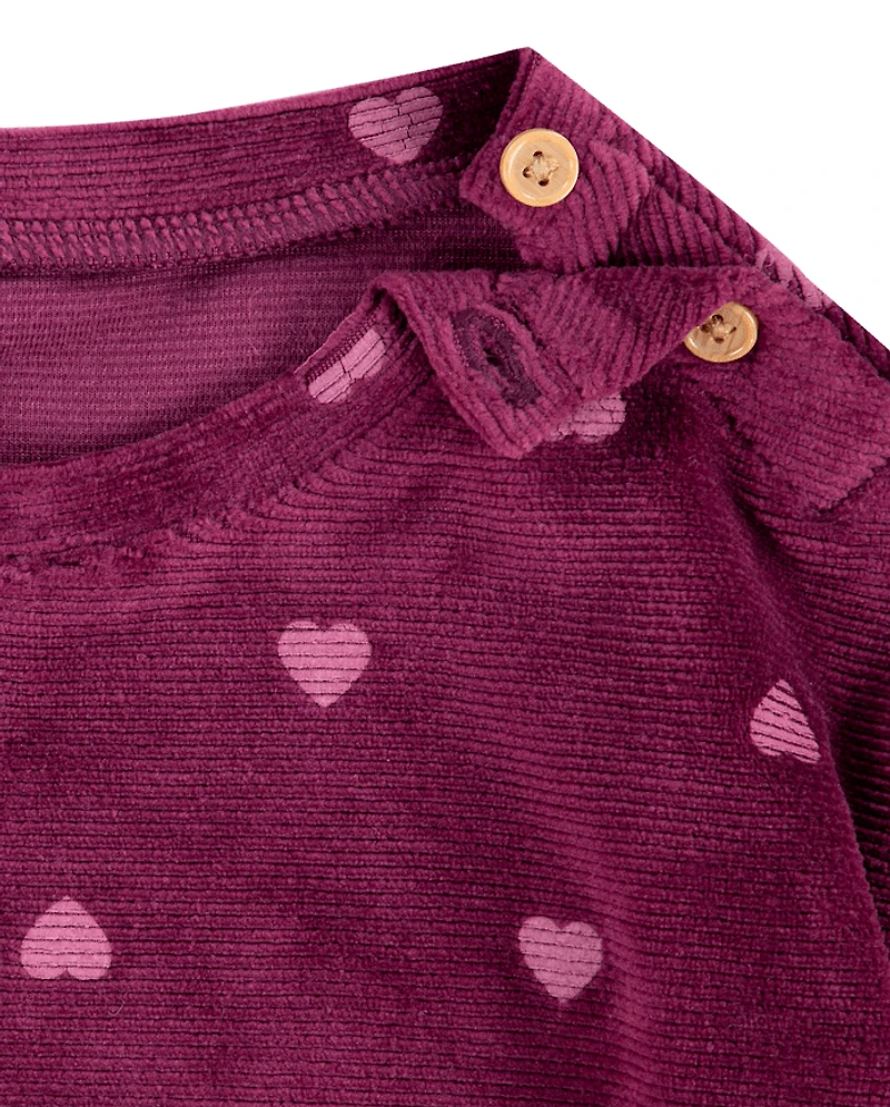 Baby Girls Huggies™ Heart 2-Piece Outfit Set