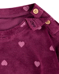 Baby Girls Huggies™ Heart 2-Piece Outfit Set