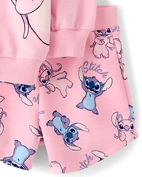 Toddler Girls Stitch™ And Angel 2-Piece Outfit Set