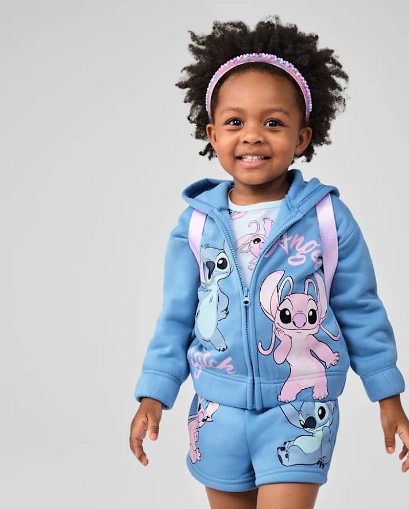 Girls Stitch™ And Angel 3-Piece Outfit Set