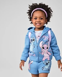 Girls Stitch™ And Angel 3-Piece Outfit Set