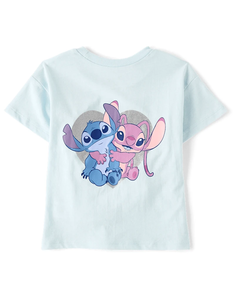Girls Stitch™ And Angel 2-Piece Outfit Set