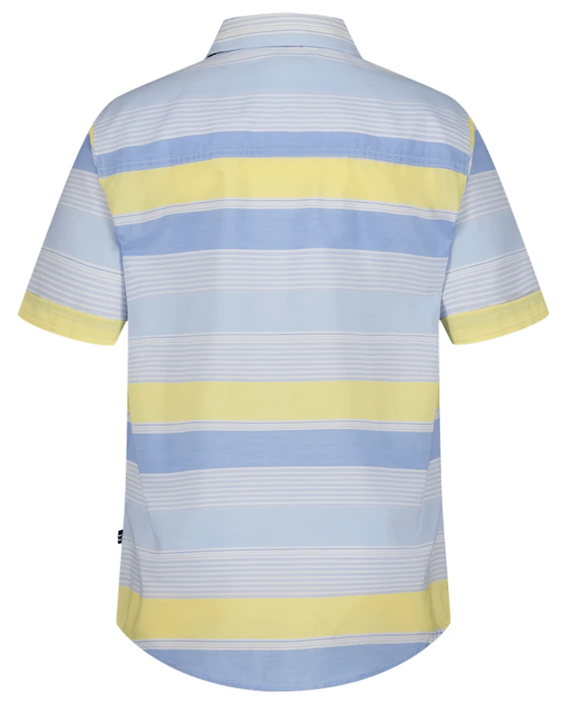 Boys Nautica® Colorblock Striped Button Up Shirt