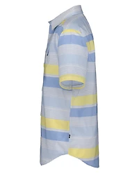 Boys Nautica® Colorblock Striped Button Up Shirt